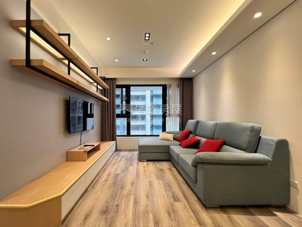 蒙德里安禪木質感兩房房屋室內格局與周邊環境