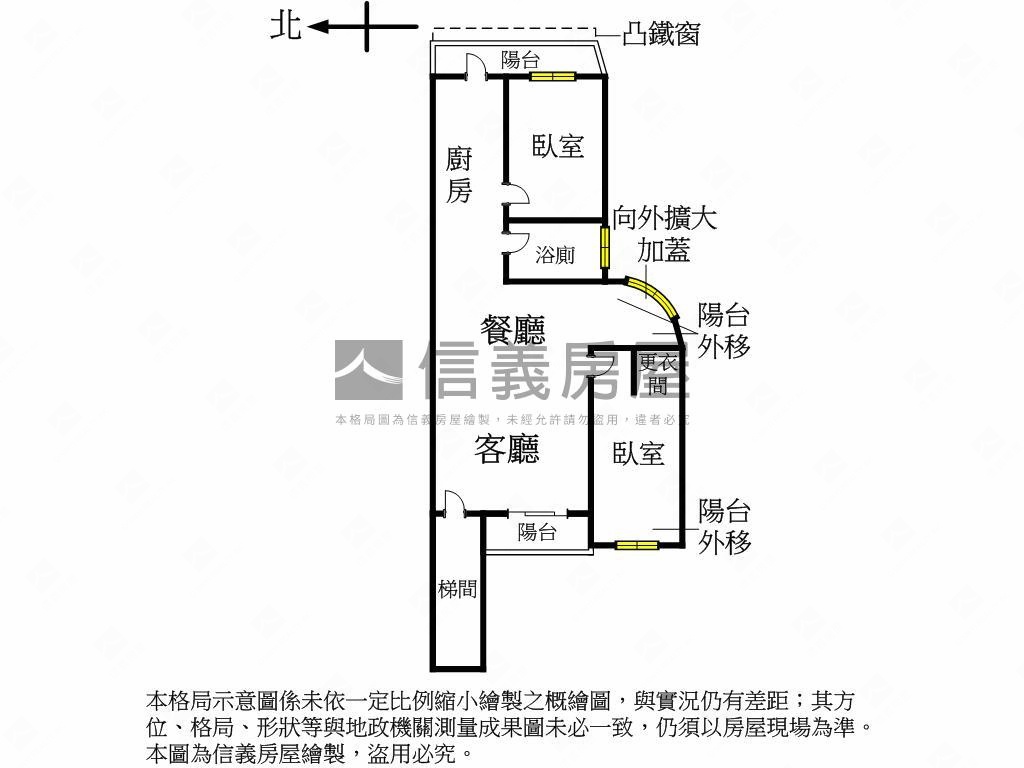 雙敦學區‧前後陽台私房宅房屋室內格局與周邊環境