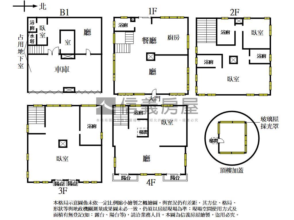 精銳霸氣大面寬豪墅房屋室內格局與周邊環境