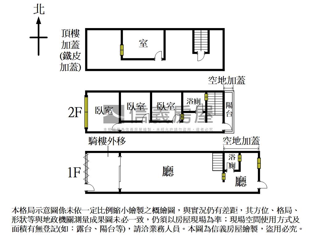 正東光園路綠園道臨路透天房屋室內格局與周邊環境