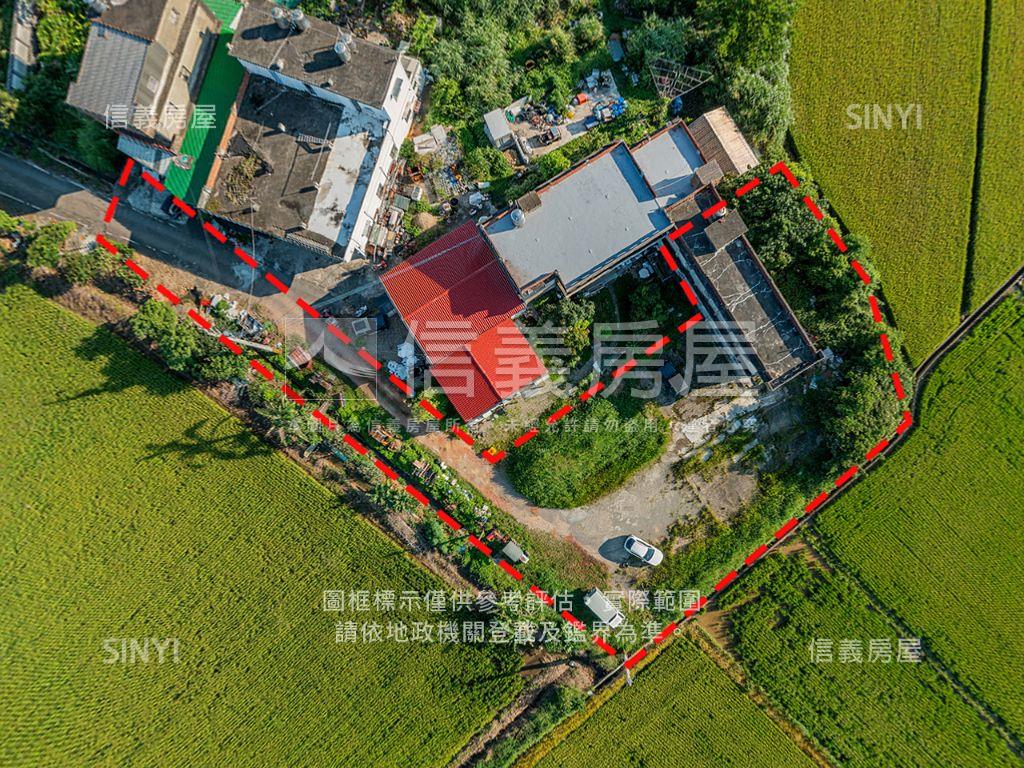 鄉村田園大坪土地房屋室內格局與周邊環境