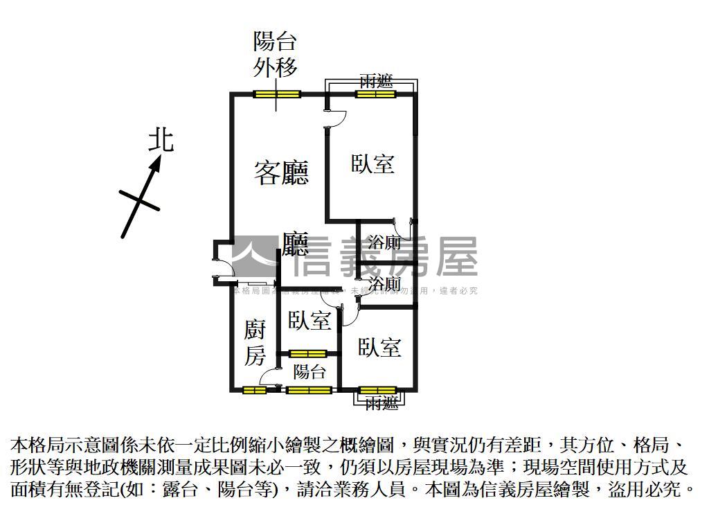 未來捷運生活三房車位房屋室內格局與周邊環境