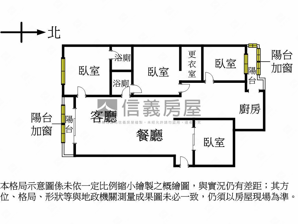 西門四房電梯大樓房屋室內格局與周邊環境