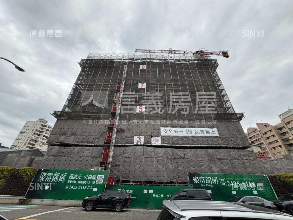 立人學區聚富朗朗１０Ｆ房屋室內格局與周邊環境