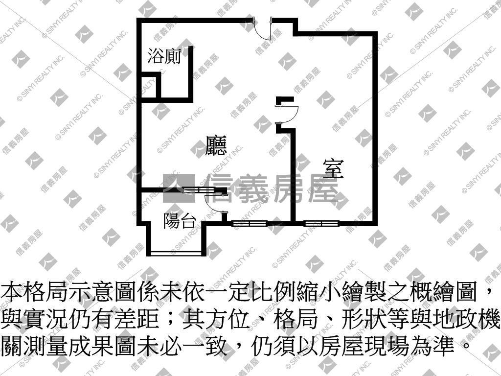 春福天面公園採光宅房屋室內格局與周邊環境