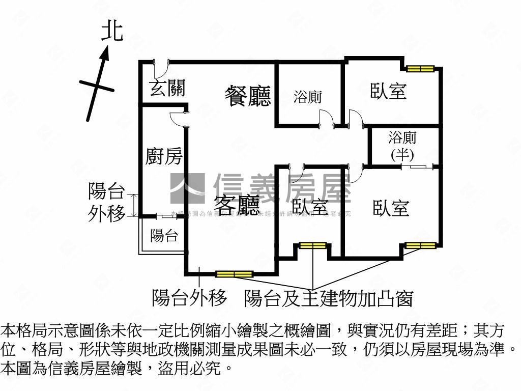 基河大空間面樹海房屋室內格局與周邊環境