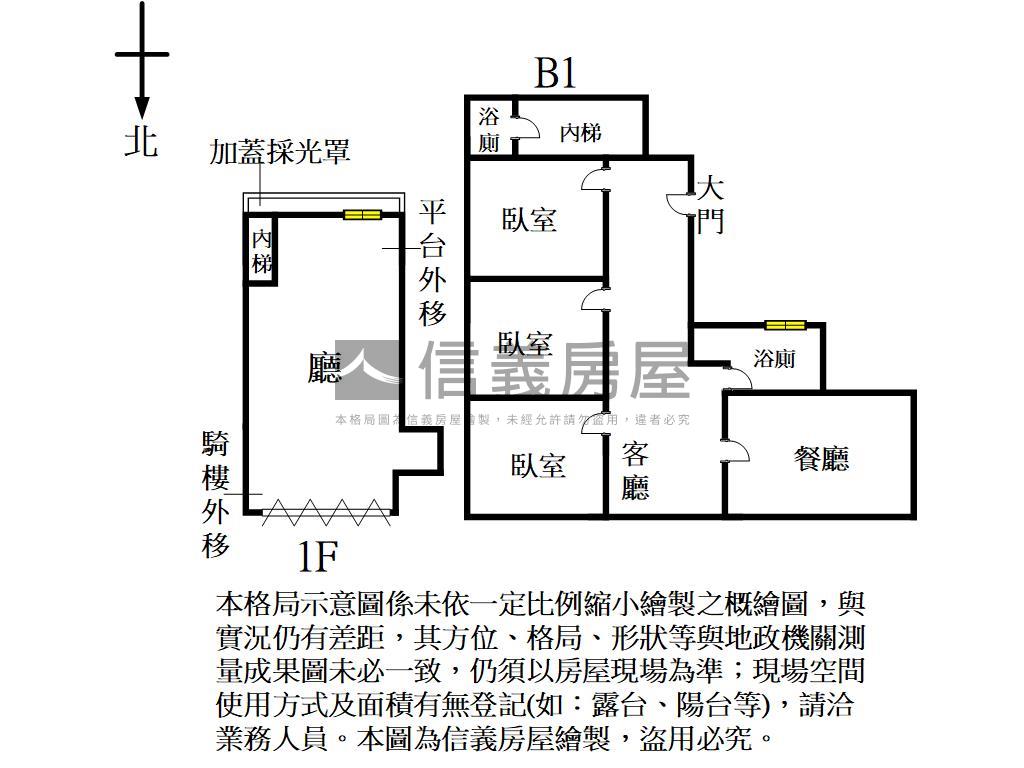 仁愛國中大面寬店面房屋室內格局與周邊環境