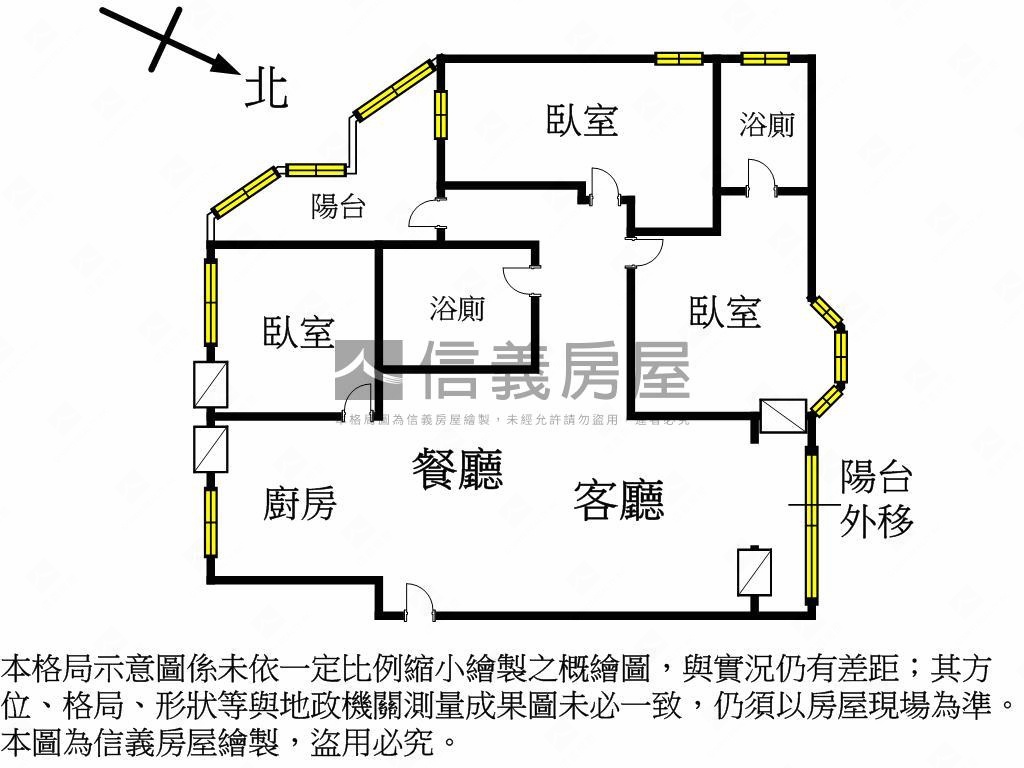 國圖特區京馥美三房平車房屋室內格局與周邊環境