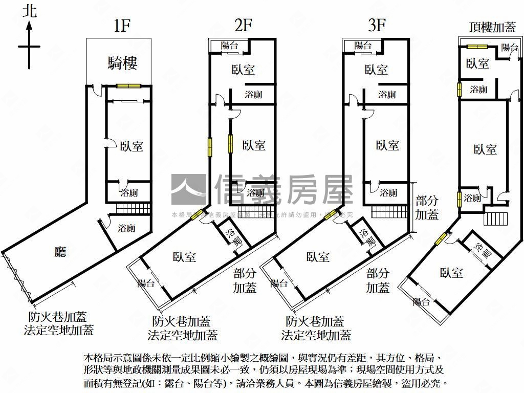 中教大生活圈前後臨路店套房屋室內格局與周邊環境