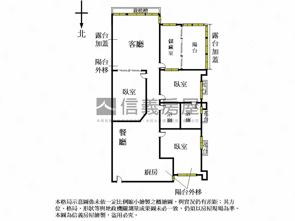 來看喔！近捷運中山北三房房屋室內格局與周邊環境