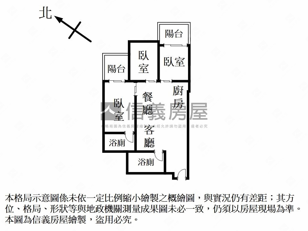 專˙永翠漾高樓三房雙陽台房屋室內格局與周邊環境