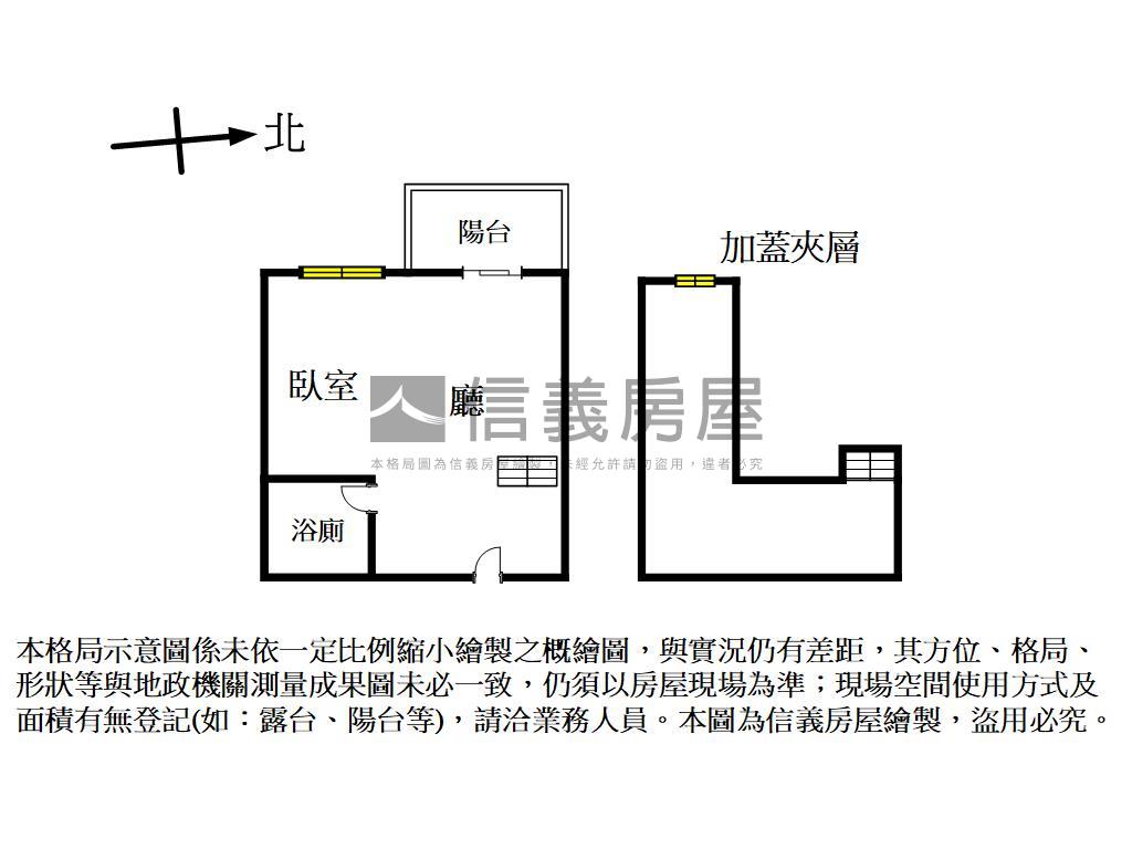 近曉明獨洗曬很美視野宅房屋室內格局與周邊環境
