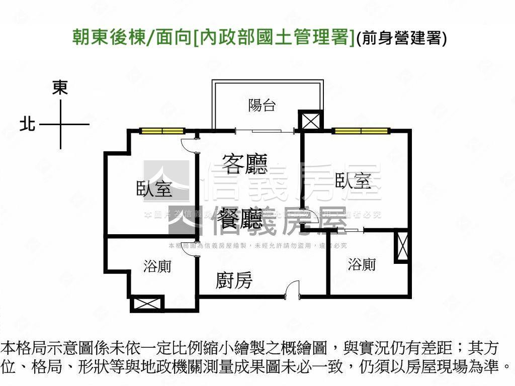 雙敦揚昇君悅鋼骨二房車位房屋室內格局與周邊環境