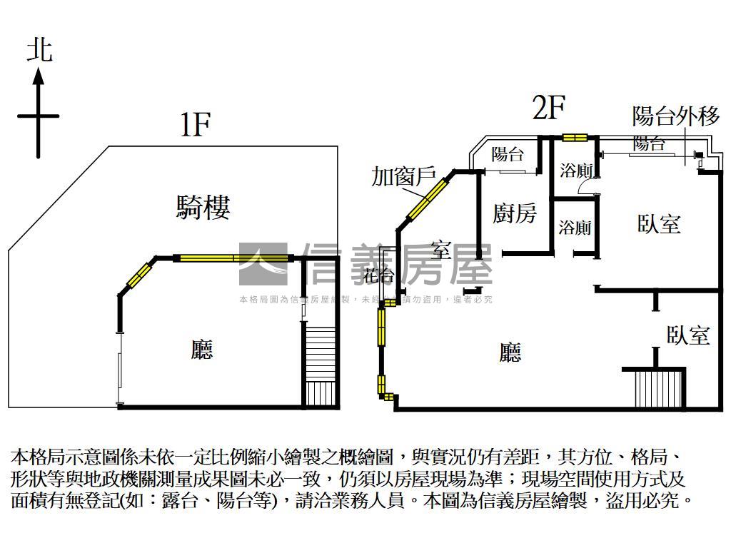 轉角Ｃ位黃金樓店房屋室內格局與周邊環境