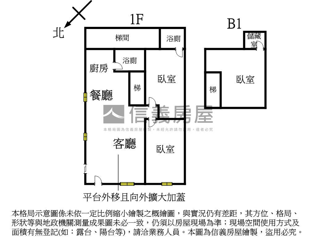 頂溪低總價公寓１樓房屋室內格局與周邊環境