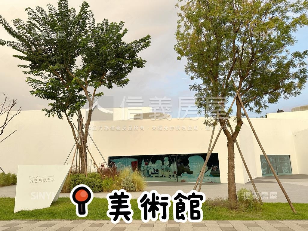 美術館特區輕軌前雙房平車房屋室內格局與周邊環境