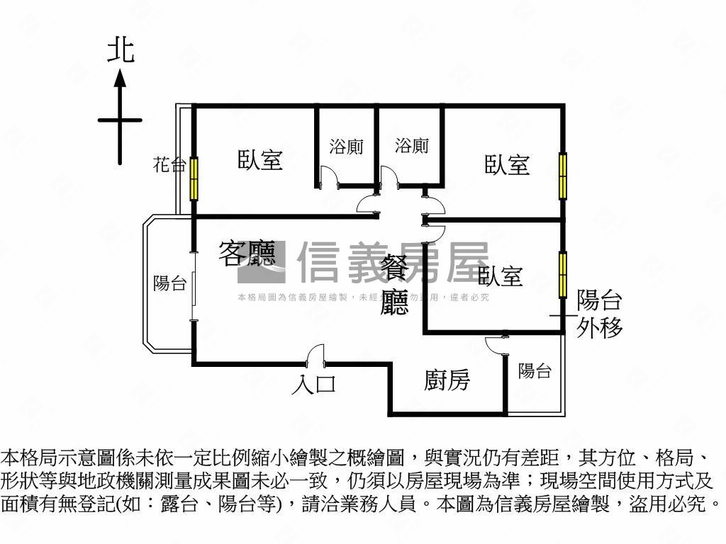北太平梅園│三房車位房屋室內格局與周邊環境