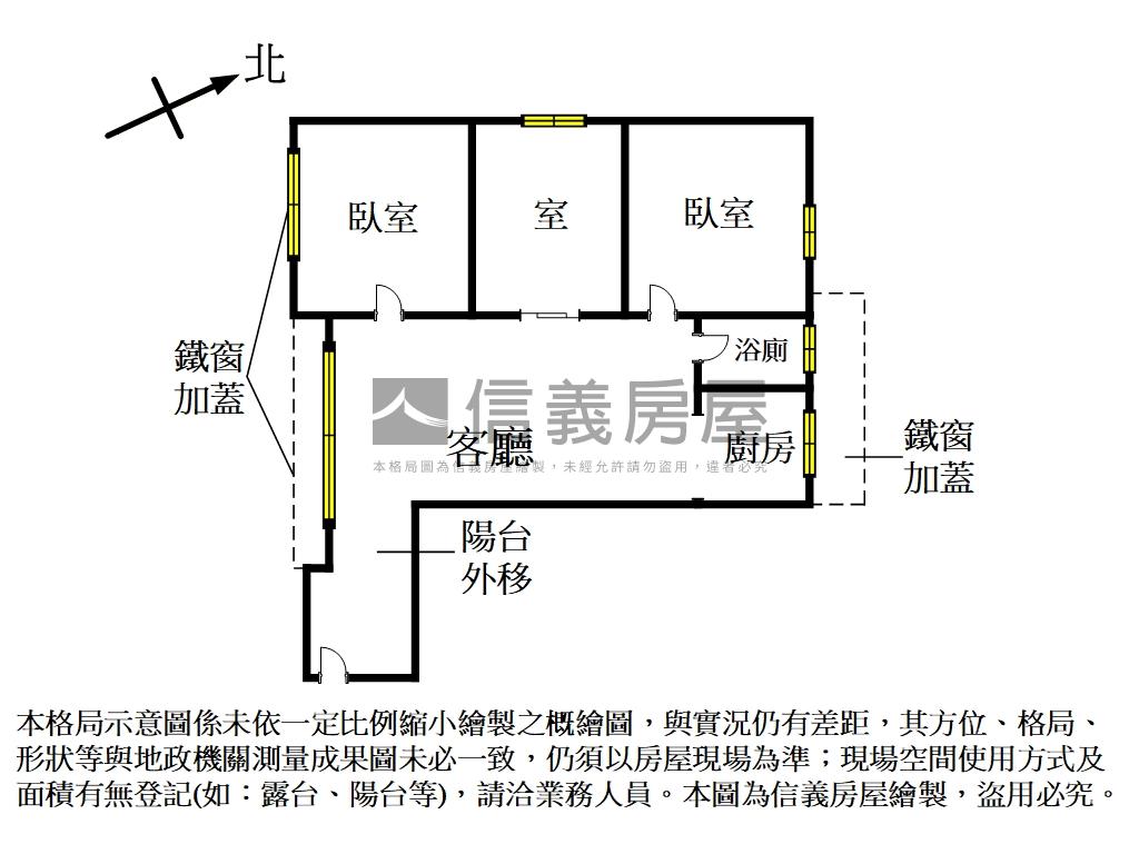成功京華２＋１房屋室內格局與周邊環境