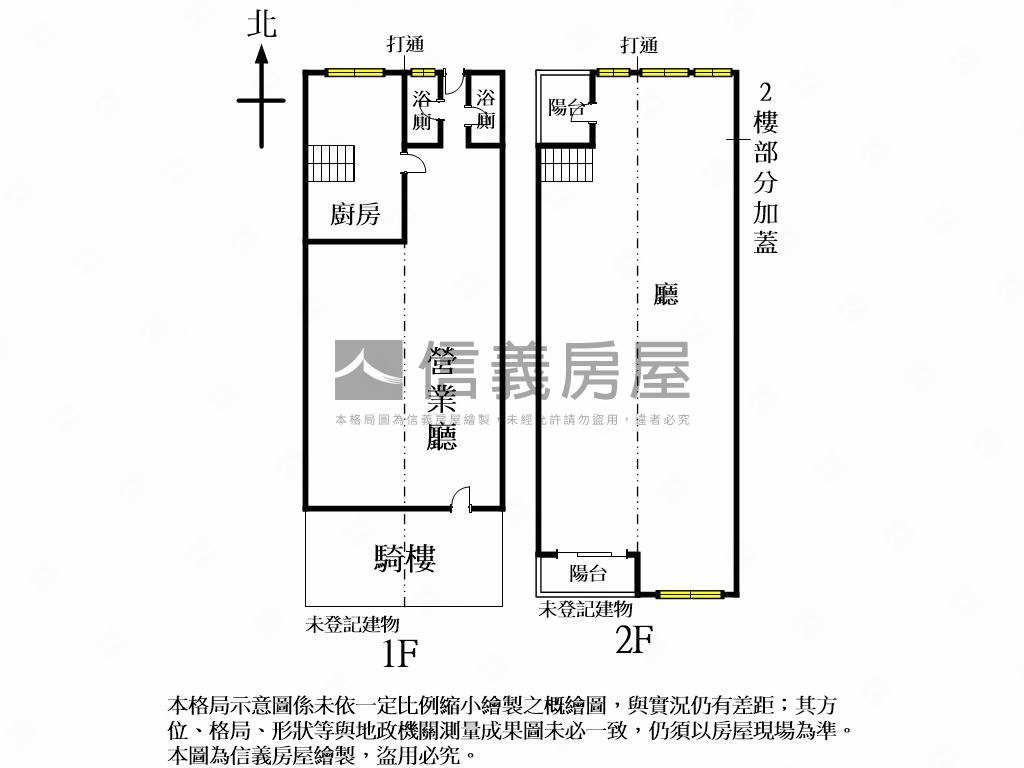近二中約８米面寬朝南透店房屋室內格局與周邊環境