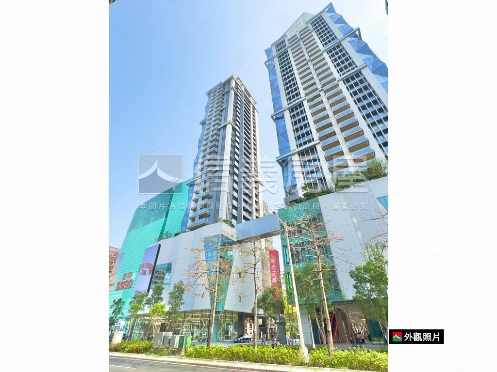 台北星鑽大坪數後棟景觀房屋室內格局與周邊環境