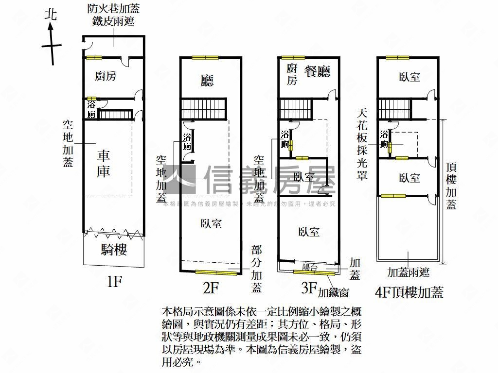 龍岡燙金大地坪透天房屋室內格局與周邊環境