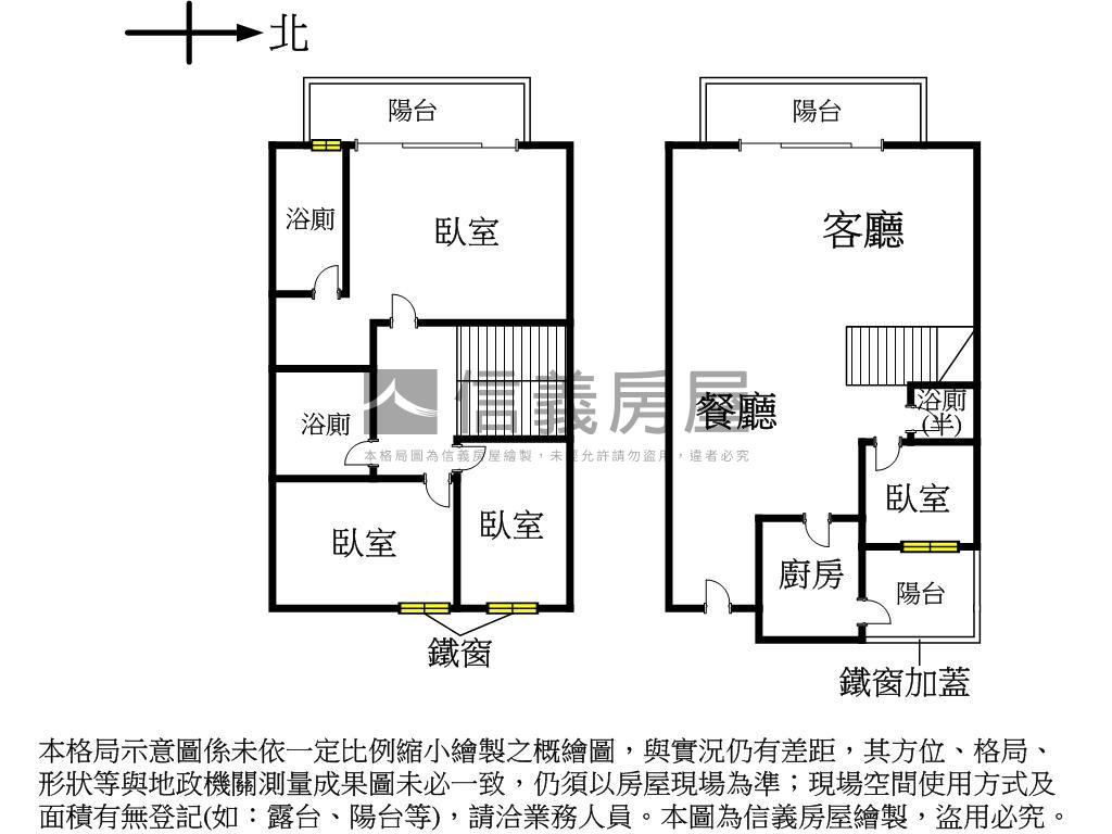 凹仔底首排樓中樓四房平車房屋室內格局與周邊環境