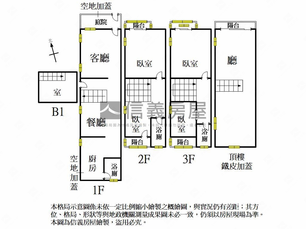 ⭐建工商圈邊間大地坪透天房屋室內格局與周邊環境