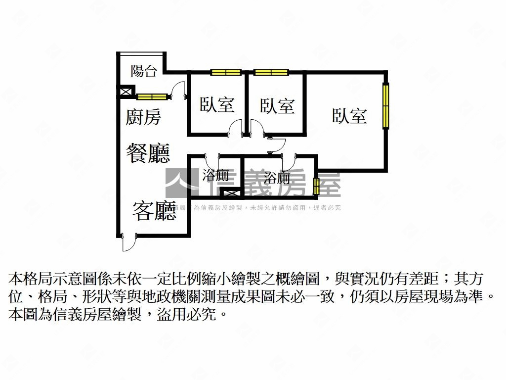 市政新銳高樓層釋出房屋室內格局與周邊環境
