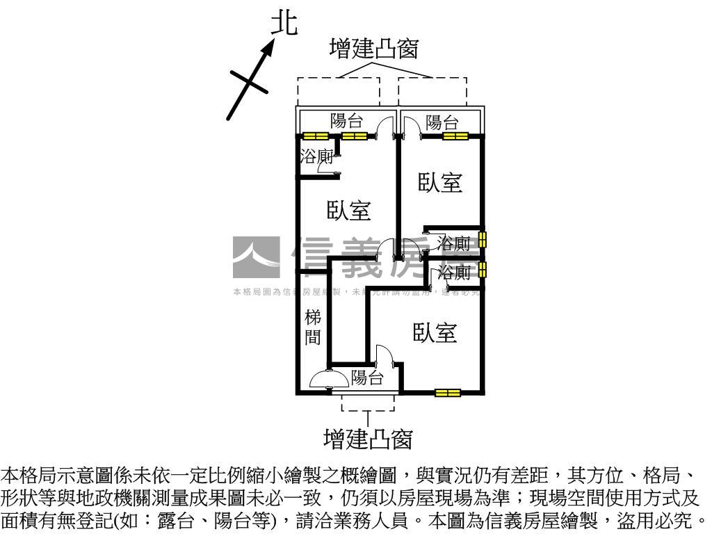 板橋溪崑二街金雞母房屋室內格局與周邊環境