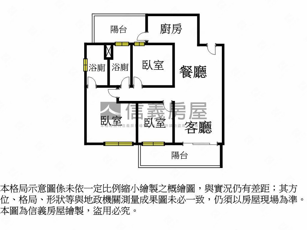 達麗冶翠三房樹梢孝親戶房屋室內格局與周邊環境