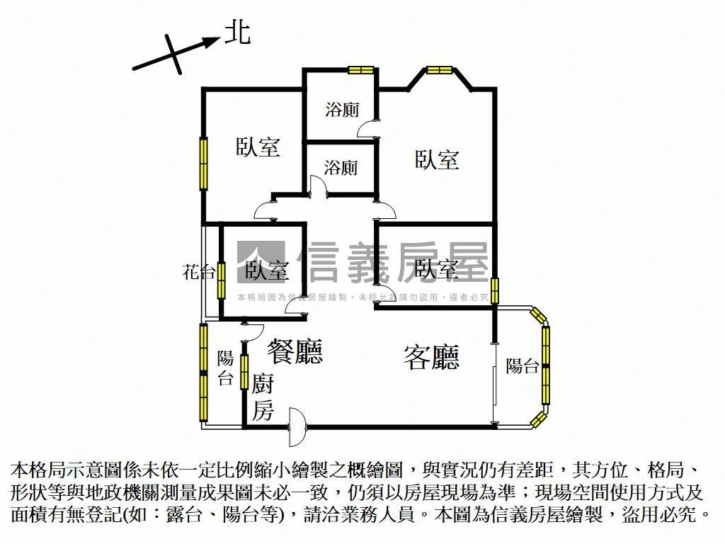 中科瑞聯Ｅ區發發美四房房屋室內格局與周邊環境