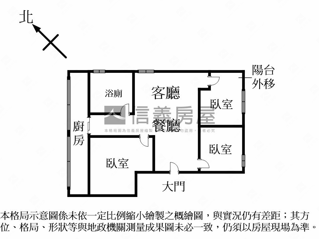 Ａ８長庚３房溫馨邊間華廈房屋室內格局與周邊環境