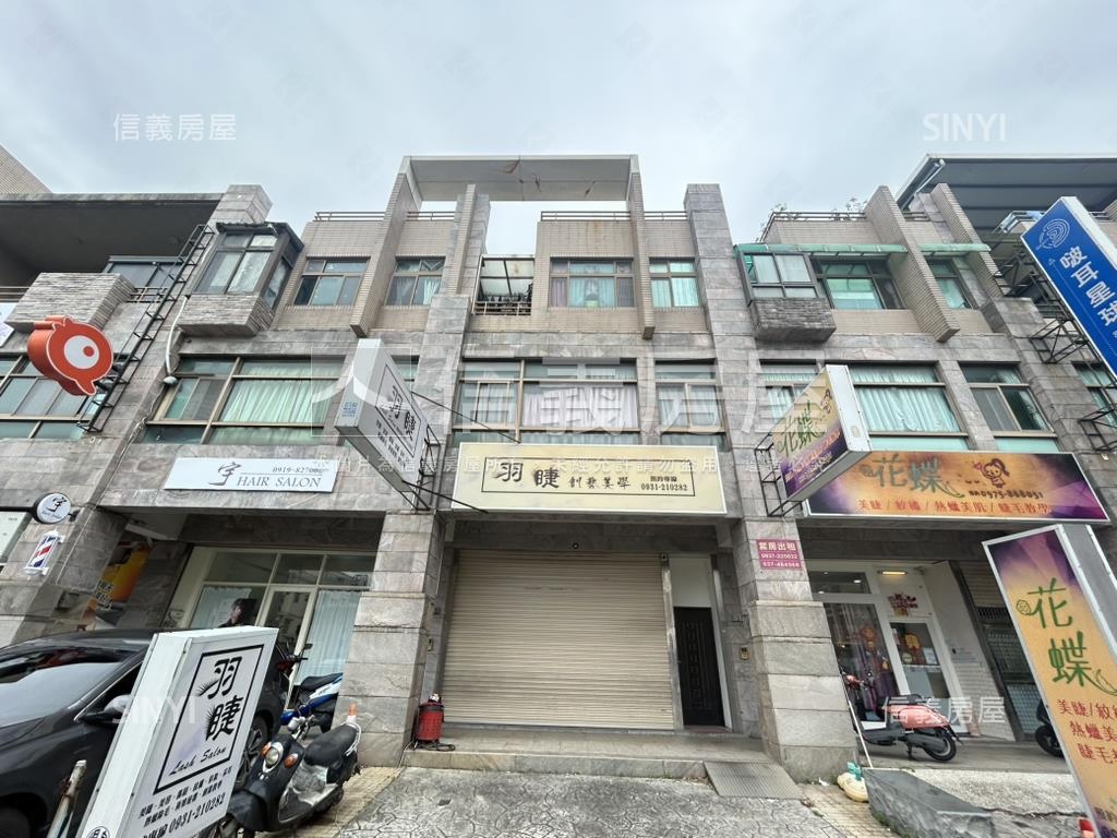 竹南市中心金店面房屋室內格局與周邊環境