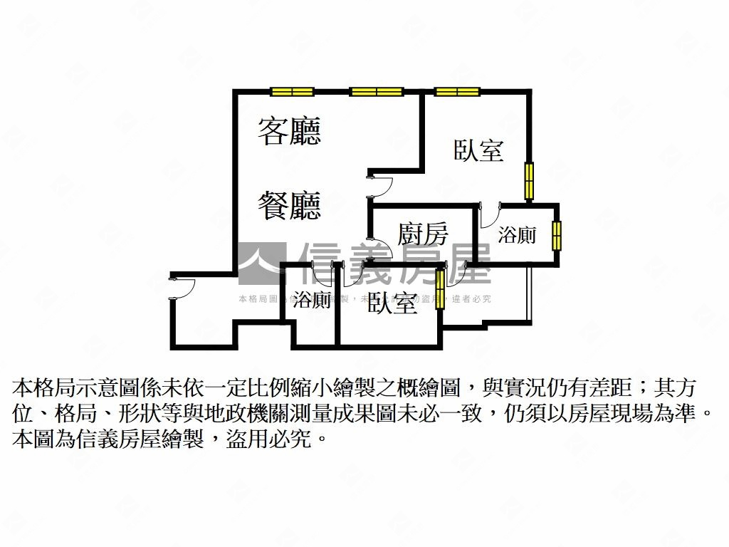 聯上康橋面公園２房平車房屋室內格局與周邊環境