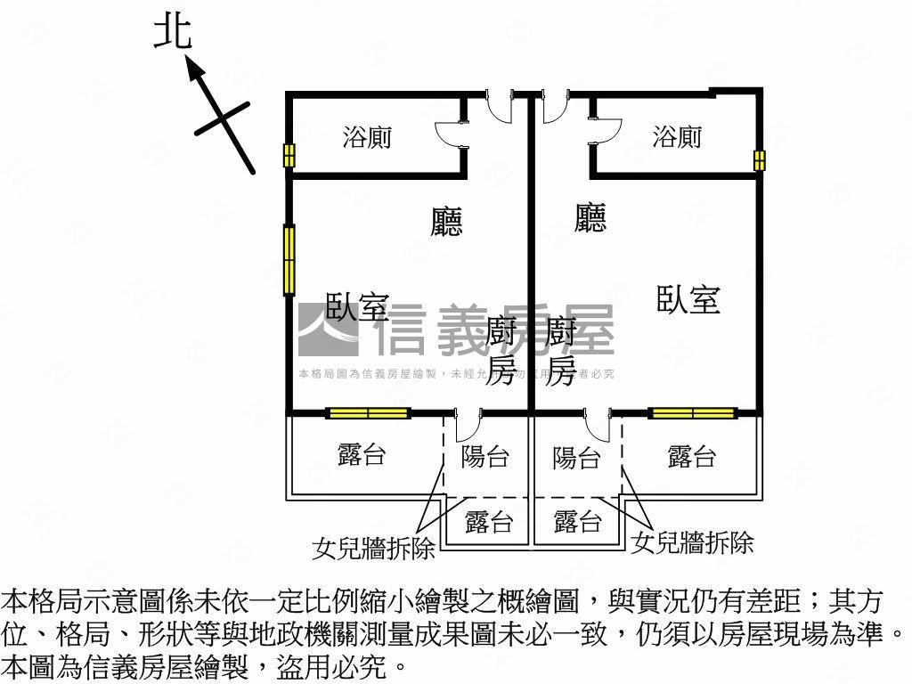 大安ＭＯＮＥＹ兩房露臺戶房屋室內格局與周邊環境