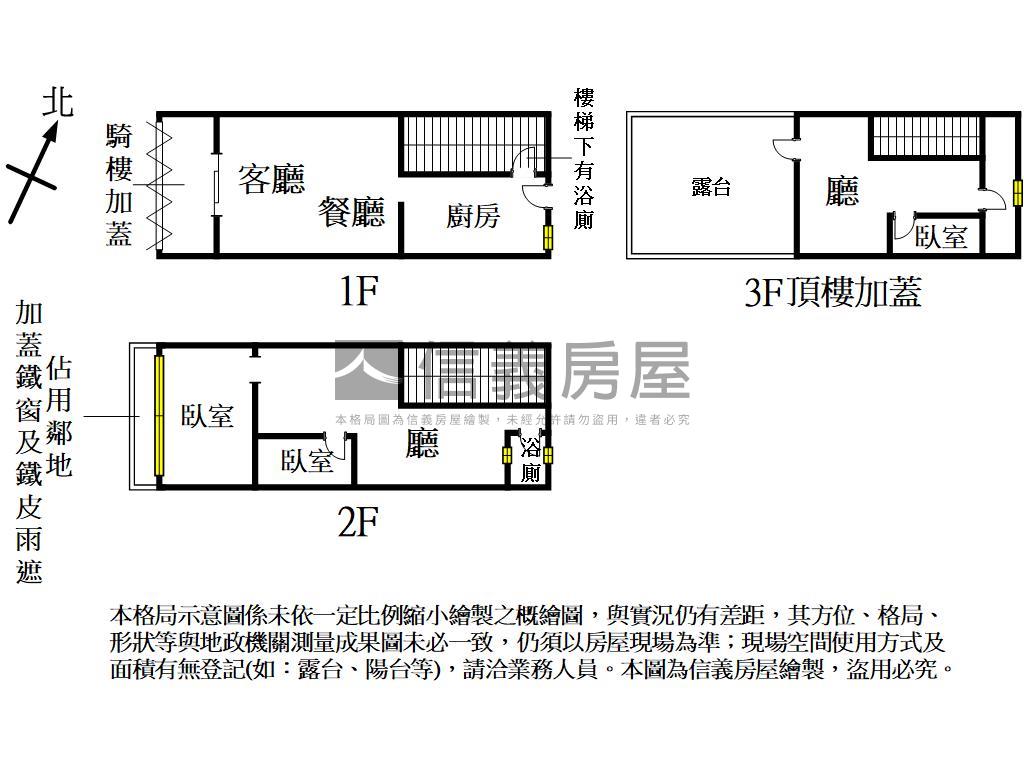 大義街透天房屋室內格局與周邊環境