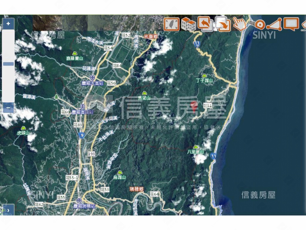 花蓮東岸豐濱風景區土地房屋室內格局與周邊環境