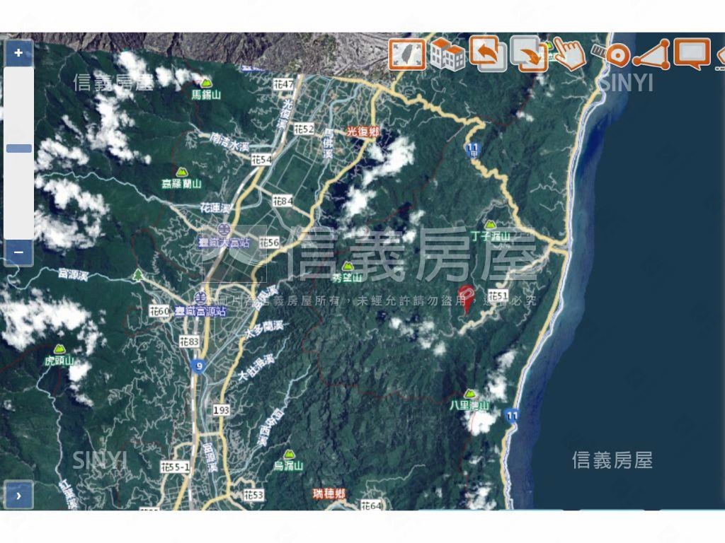 花蓮東岸豐濱風景區土地房屋室內格局與周邊環境