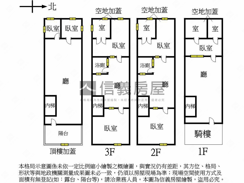 新生南路首排透天房屋室內格局與周邊環境