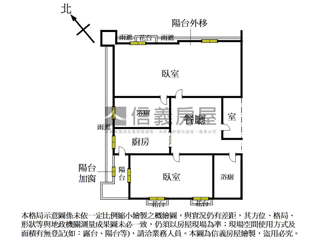 近捷運高樓兩房車位房屋室內格局與周邊環境