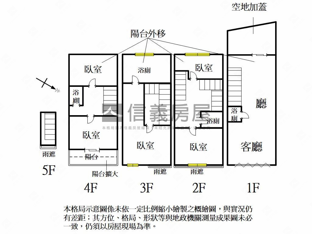 土庫正路面公園透天房屋室內格局與周邊環境