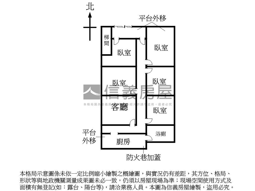 天使社區便利一樓房屋室內格局與周邊環境