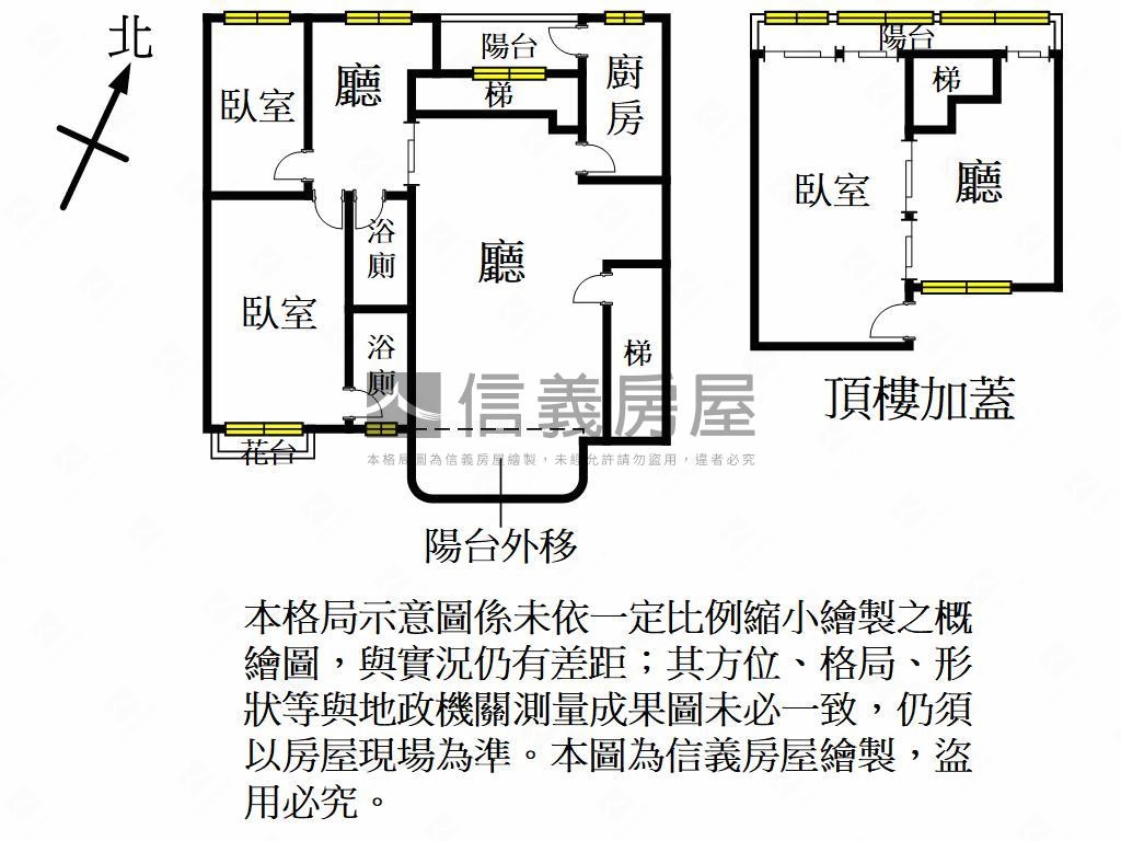 健行商區熱鬧大空間房屋室內格局與周邊環境