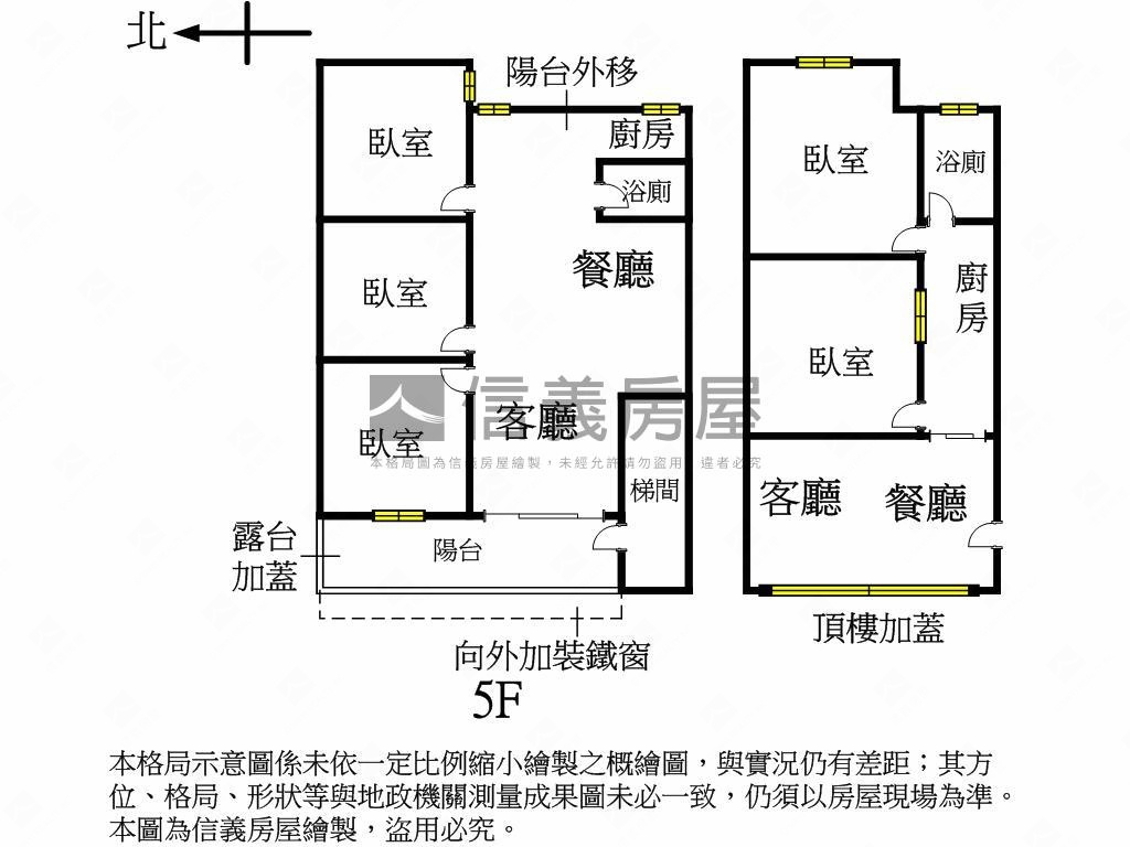幸福路大空間房屋室內格局與周邊環境