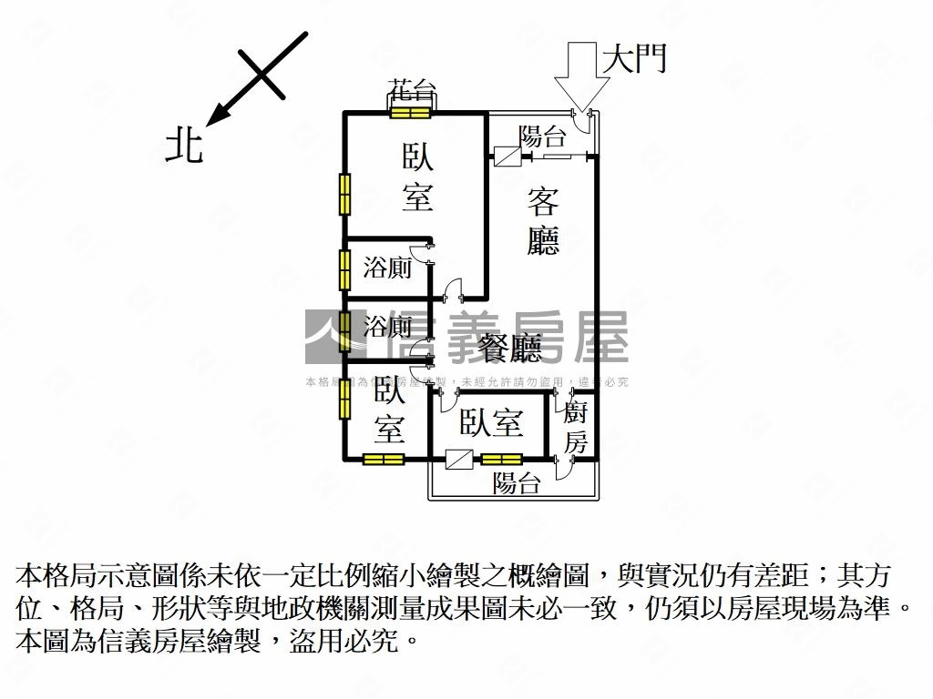 吾愛吾家＊三房平面車位房屋室內格局與周邊環境