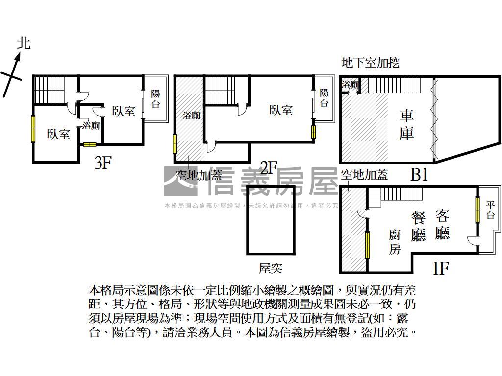 花園邊間便宜車墅房屋室內格局與周邊環境