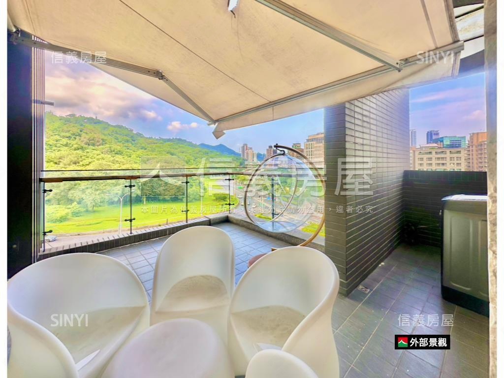 大直華廈．露臺戶稀有釋出房屋室內格局與周邊環境