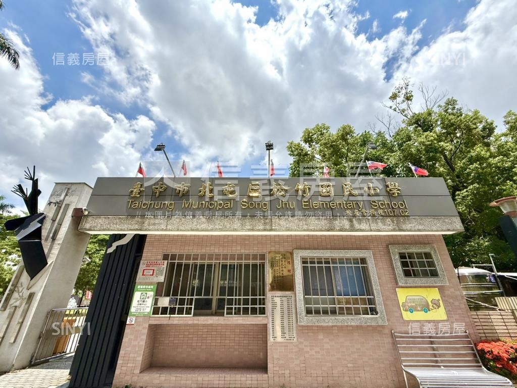 近漢神百松竹源美三房車位房屋室內格局與周邊環境