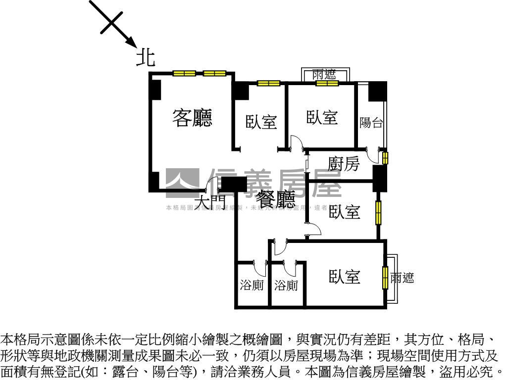 合康綠意滿滿四房車位房屋室內格局與周邊環境