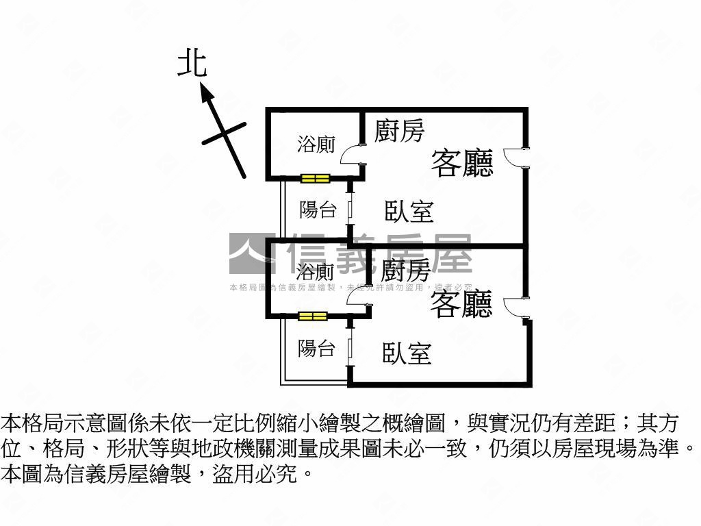 大里全新雙套房穩定收租房屋室內格局與周邊環境